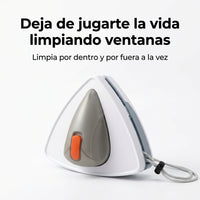 Limpiacristales magnético con depósito: deja de jugarte la vida limpiando ventanas